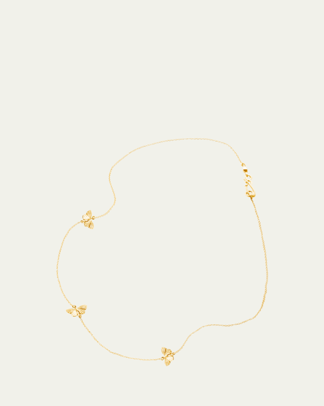 18K Yellow Gold 3 Migration Station Necklace